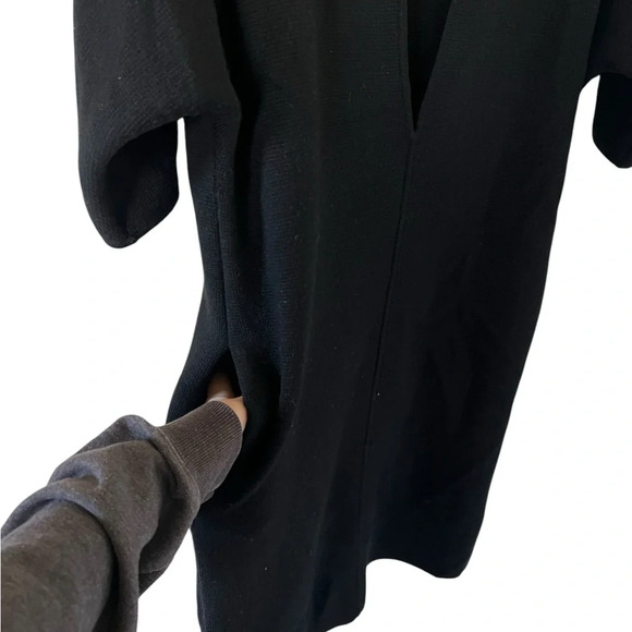 Ann Mashburn Black 100% Fine Merino Wool Dress - Picture 5 of 9
